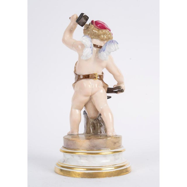 Ceramic Antique Porcelain Sculpture from Meissen, 1800s For Sale - Image 7 of 10