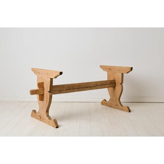 Early 19th Century Country House Dining Table, Northern Sweden For Sale - Image 12 of 13