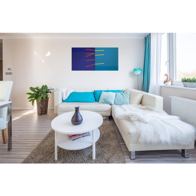 "Reaction-Response" Contemporary Minimalist Geometric Oil Diptych Painting by Shyun Song - A Pair For Sale In Seattle - Image 6 of 6