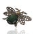 Not Yet Made - Made To Order Exquisite 15.35 Carat Emerald, Citrine and Diamond Beetle Brooch Pendant For Sale - Image 5 of 14