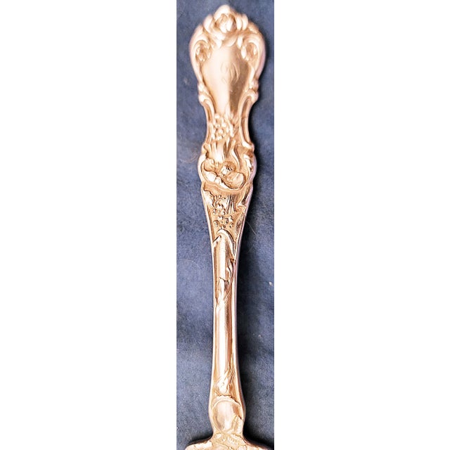 Silver 1900s Wallace Silverplated Dessert Forks, Set of 10 For Sale - Image 8 of 11