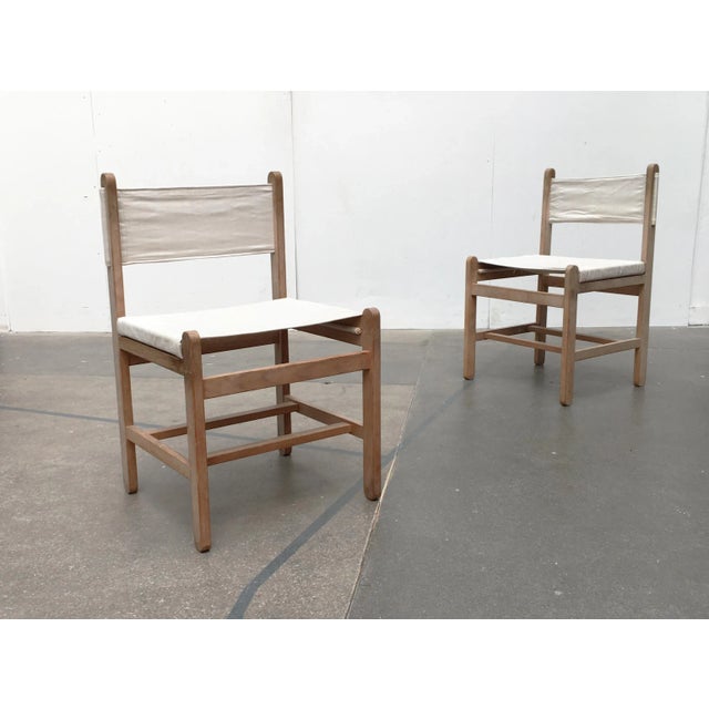Mid-Century Danish Safari Dining Chairs by Peter Ole Schiønning for Niels Eilersen, Set of 6 For Sale - Image 18 of 18