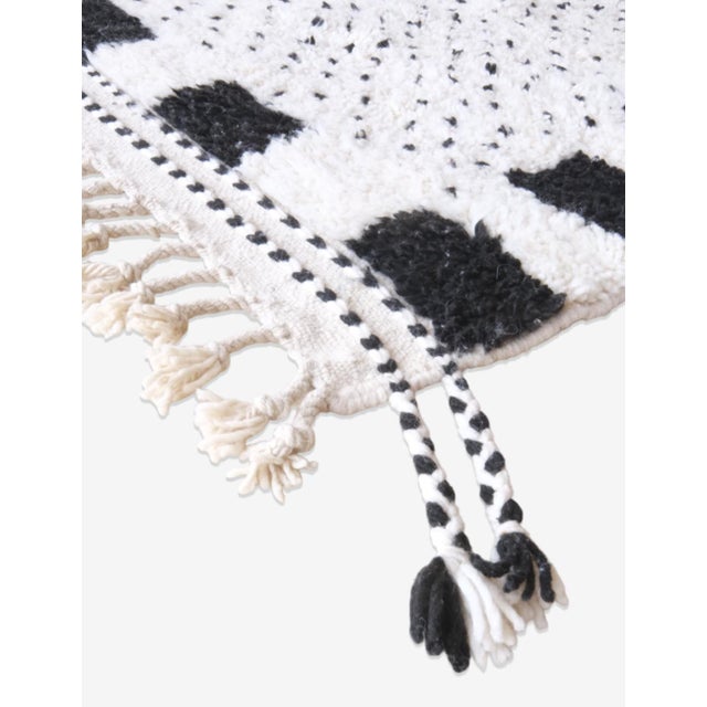Beni Ourain Moroccan White Rug - 10.6 X 7.1 Ft For Sale - Image 4 of 8