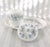This is a white porcelain Vanity tray or serving tray and matching covered cup or dish by Wedgwood in the Angela pattern...