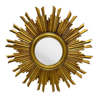 Creative Co-Op Sunburst Wall Mirror For Sale
