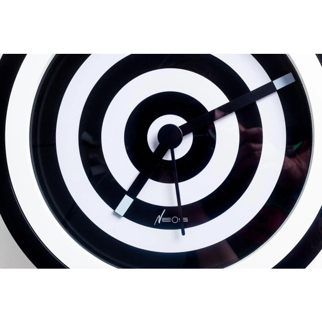 Postmodern 1980s Neos Lorenz Du Pasquier & Sowden Postmodern Clock For Sale - Image 3 of 6