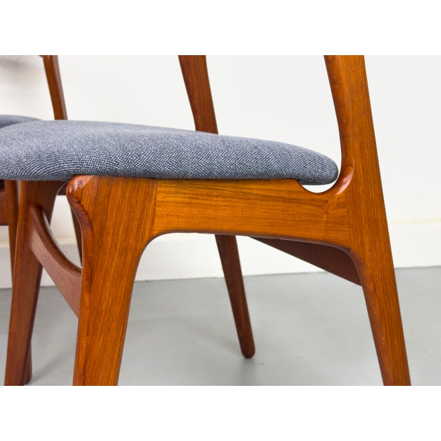 Danish Teak Dining Chairs by Erik Buch for Chr. Christensens Møbelfabrik, 1960s, Set of 6 For Sale - Image 17 of 18