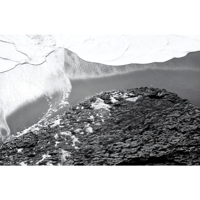 Abstract Incoming Tide - Black & White Vintage Abstract Seascape Photograph by James Deike For Sale - Image 3 of 5