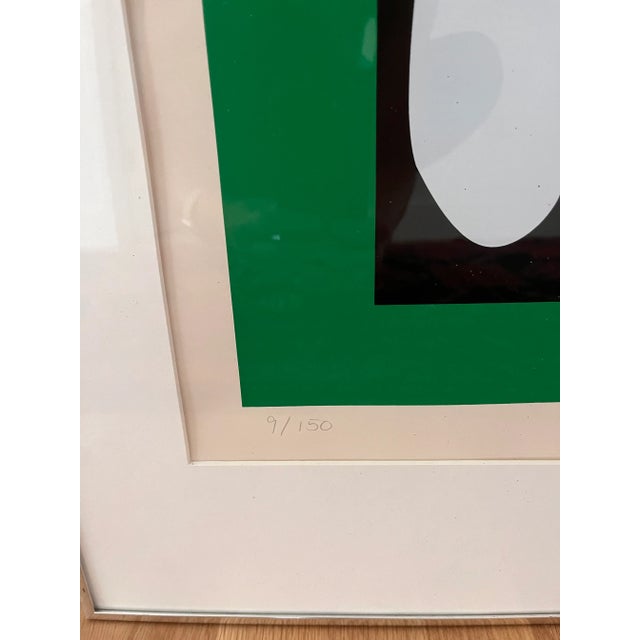 Green Untitled Abstract Screen Print (Edition 9/150) For Sale - Image 8 of 10