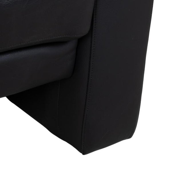 Model 4000 Armchair in Black Leather from Rolf Benz For Sale - Image 4 of 11