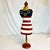 1980s Vintage Americana Patriotic Flag Paper Mache Dress Form Mannequin Centerpiece Holiday Accent - 4th of July For Sale - Image 10 of 14