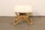 Wood French Louis XVI Inspired Curule Stool For Sale - Image 7 of 13