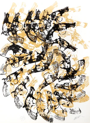 Arman, Yang and Bang, Screenprint,