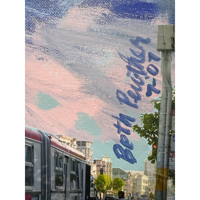 Circa 2007 Beth Pewther's "Revisiting Liberty; Saying Goodby" Mixed Media Artwork, Signed For Sale - Image 9 of 12