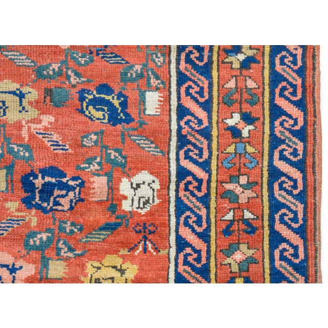 Red Early 20th Century Caucasian Karabagh Rug For Sale - Image 8 of 11
