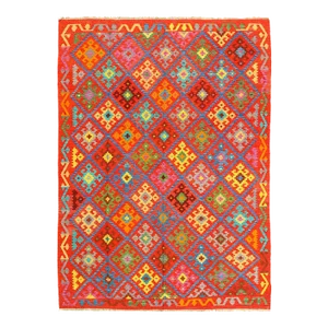 Pasargad Caucasian Tribal Style Flat Weave Kilim Rug