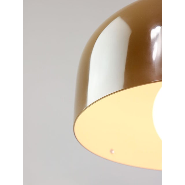 Guzzini Space Age Brown Pendant Lamp from Guzzini, 1960s For Sale - Image 4 of 18