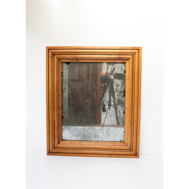 Antique French Louis Philippe Charles X Style Walnut Mirror, 1830s-1940s For Sale - Image 10 of 10