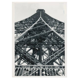 Eiffel Tower, France, 1950s, Black & White Photograph For Sale