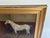 Late 19th Century 1891 “Grey Hunter in a Loose Box Stall” Antique Equestrian Horse Painting Oil on Canvas by Alfred Grenfell Haigh For Sale - Image 5 of 10