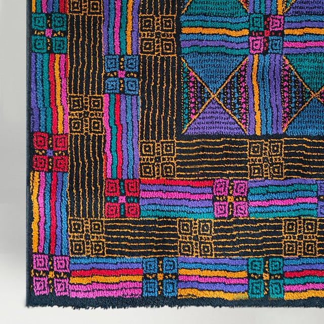 Vintage Italian Wool Rug by Missoni for T&J Vestor, 1980s For Sale - Image 10 of 15