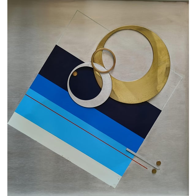 Silkscreen on 2/100 steel, titled "Prospettiva" (Perspective), signed on the back by Siro Covey, produced by Studio Zero,...