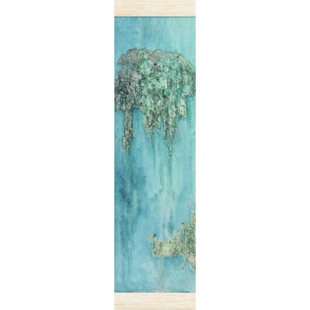 Armanda Passos, Abstract Composition, 1970s, Oil Painting on Canvas For Sale - Image 6 of 8