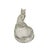 Vintage Mid Century Clear Lucite Cat Valet / Vide Poche / Catchall / Trinket Dish, Circa 1970 For Sale - Image 4 of 7