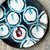 Vintage Hand Painted Signed Studio Pottery Charger For Sale In West Palm - Image 6 of 14
