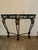Metal Attributed to Maitland-Smith French Louis XV Style Wrought Iron & Solid Marble Console Table For Sale - Image 7 of 10