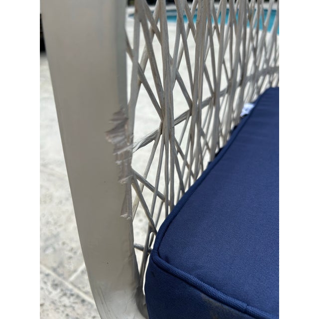 Vintage and Attributed to Russell Woodard Fiberglass Spun Dining Set For Sale - Image 12 of 12