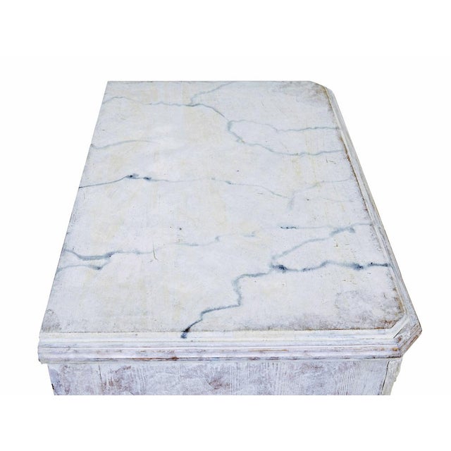 Gustavian (Swedish) Swedish White Painted Chest of Drawers, 1880, Set of 2 For Sale - Image 3 of 10