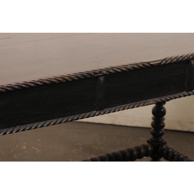 Coffee 18th C. Portuguese Rosewood Console Table For Sale - Image 8 of 15