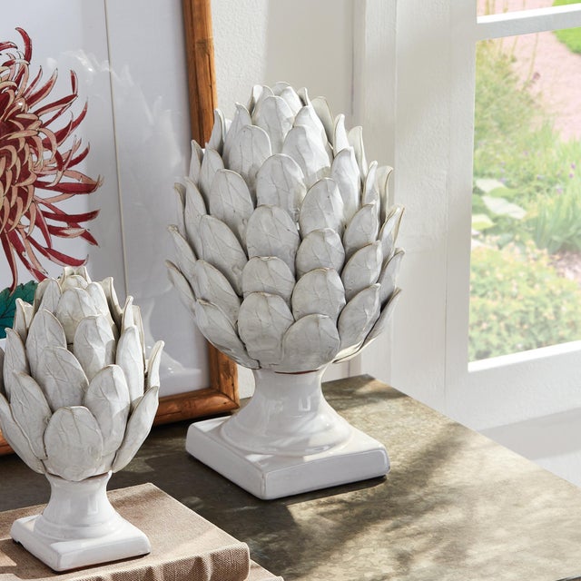 Kenneth Ludwig Chicago Artichoke Finial Large For Sale - Image 4 of 4