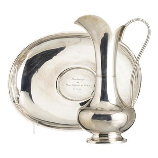 Silver-Plated Bath Gomil and Lavender from Topaz, Set of 2 For Sale
