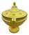 Neoclassical Style Yellow and Black Ceramic Lidded Urn For Sale In West Palm - Image 6 of 12
