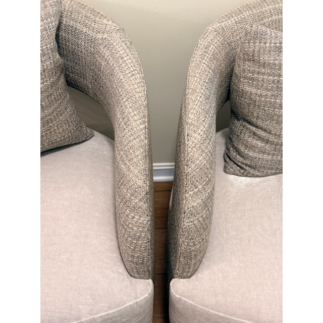 Pair Adriana Hoyos Bolero 300 Armchairs For Sale - Image 10 of 14