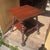 Wood Vintage Mahogany Side Table With Massive Metal and Glass Ball-and-Claw Feet For Sale - Image 7 of 7