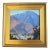Silvio Silvestri, Listed Artist Ridge of Blue Mountain Landscape Oil Painting Including the Antiqued Gold Wood Frame For Sale