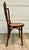 Wood Antique Vienna Secession Bentwood Chair Attributed to Mundus With Floral Art Nouveau Seat For Sale - Image 7 of 16