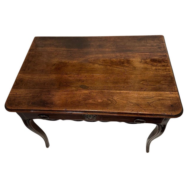 Antique French Walnut Side Table For Sale In Los Angeles - Image 6 of 9