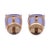 Vintage Mish Ny Blue Chalcedony and Quartz Cufflinks in 18k Rose Gold, A Pair For Sale In New York - Image 6 of 8