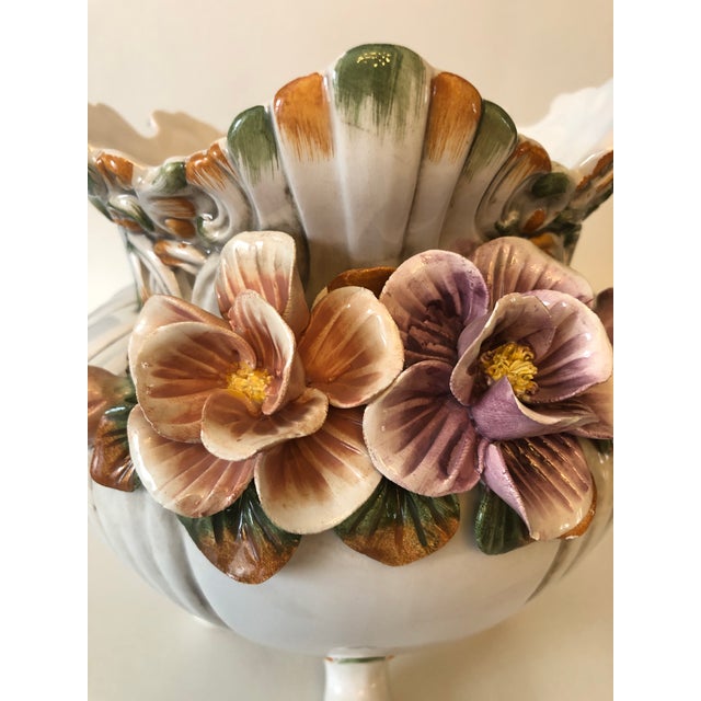 Antique Porcelain Hand Painted Vase Made in Italy Chairish