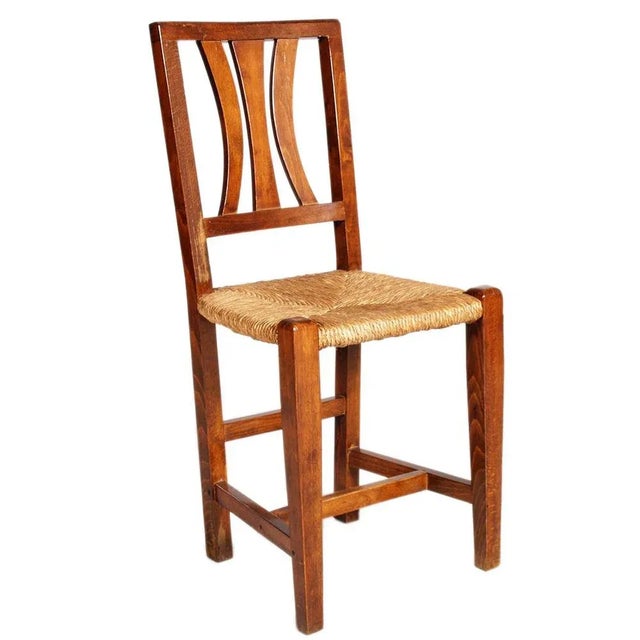Wood Antique Asolo Chair in Walnut For Sale - Image 7 of 7