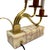 1930s Hollywood Regency Three Candle Bakelite & Brass Table Lamp - a Pair For Sale In Los Angeles - Image 6 of 9
