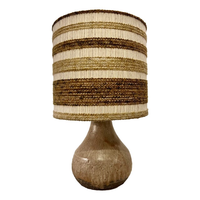 Mid-Century Ceramic Scandinavian Table Lamp, 1970s For Sale