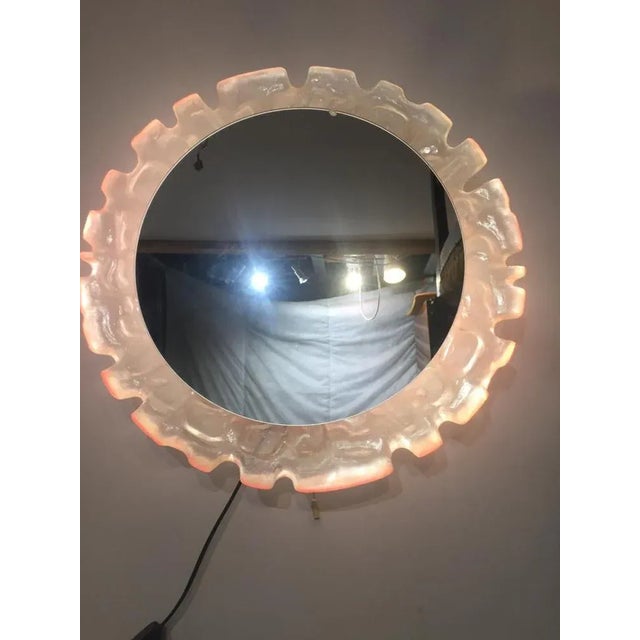 Illuminated Wall Mirror from Erco, 1970s For Sale - Image 8 of 11