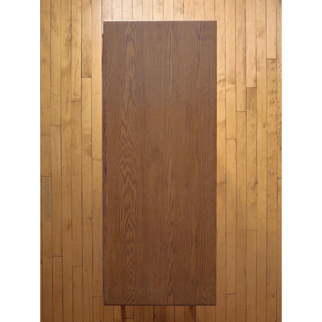 1960s The Vintage Oak Two Drawer Carved Chest For Sale - Image 5 of 14