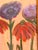 1970s Artist Signed Abstract Floral Painting Framed For Sale - Image 4 of 4