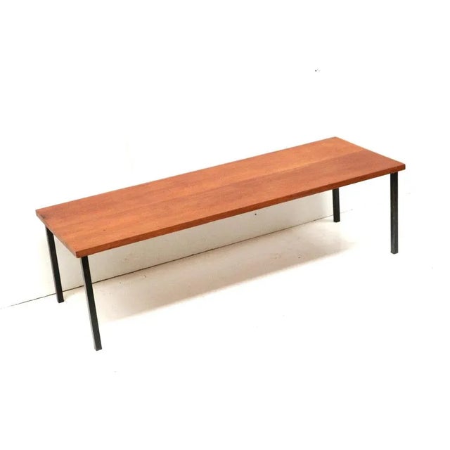 Large Vintage Rectangular Coffee Table, 1960s For Sale - Image 3 of 4